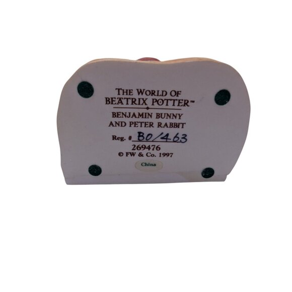 1997 The World of BEATRIX POTTER "6 Sleeping Bunnies" Figurine plus bonus one - Picture 3 of 16